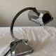 Chrome metal desk lamp