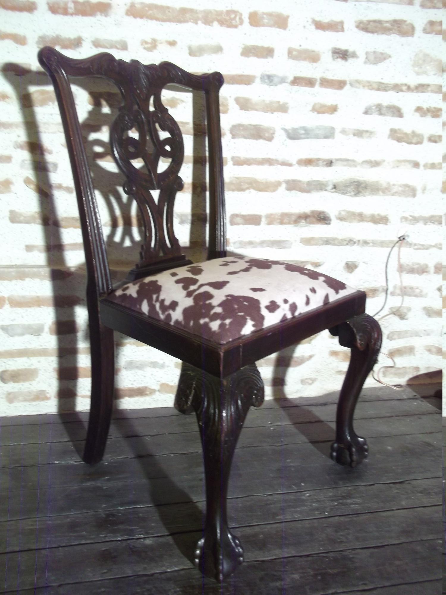 Chippendale mahogany chair