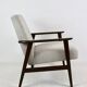 Fauteuil vintage Fox gris clair, années 1970