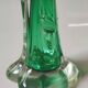 Murano glass art vase blown. Design in the shape of a trunk/floral base. Height 26 cm.