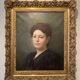 Portrait of a young woman, signed H Mouthier (1880-1975) and dated 1907