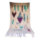 Tapis Azilal Blanc et Couleur 242 x 154 cm