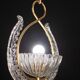 Elegant Art Deco Barovier and Toso chandelier, 1940s