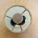Lampe MOA en céramique noire et jaune
