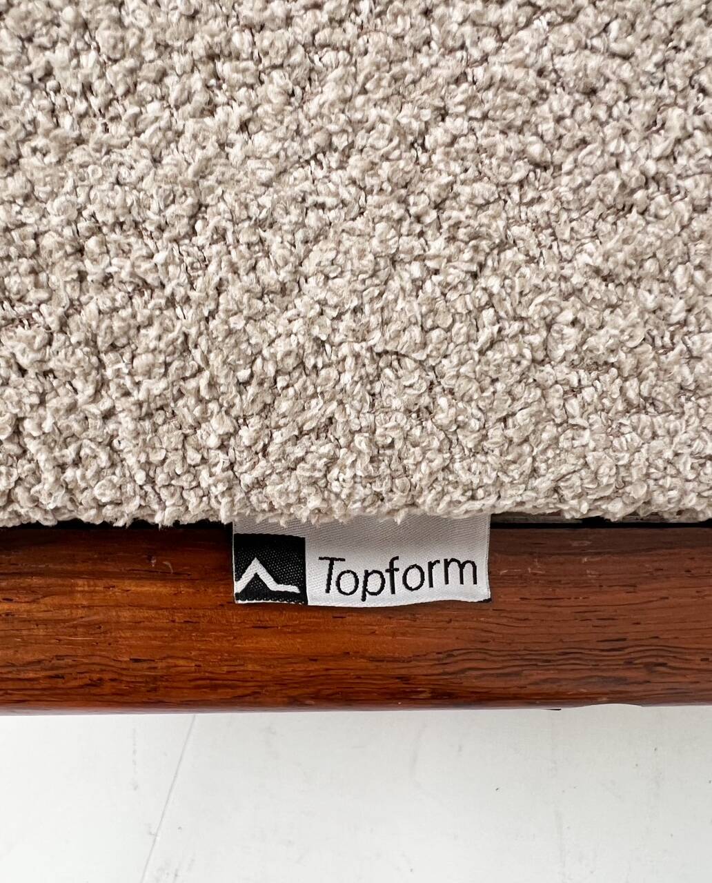 Topform armchair in Teddy fabric, 1970s