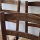 6 straw farm chairs