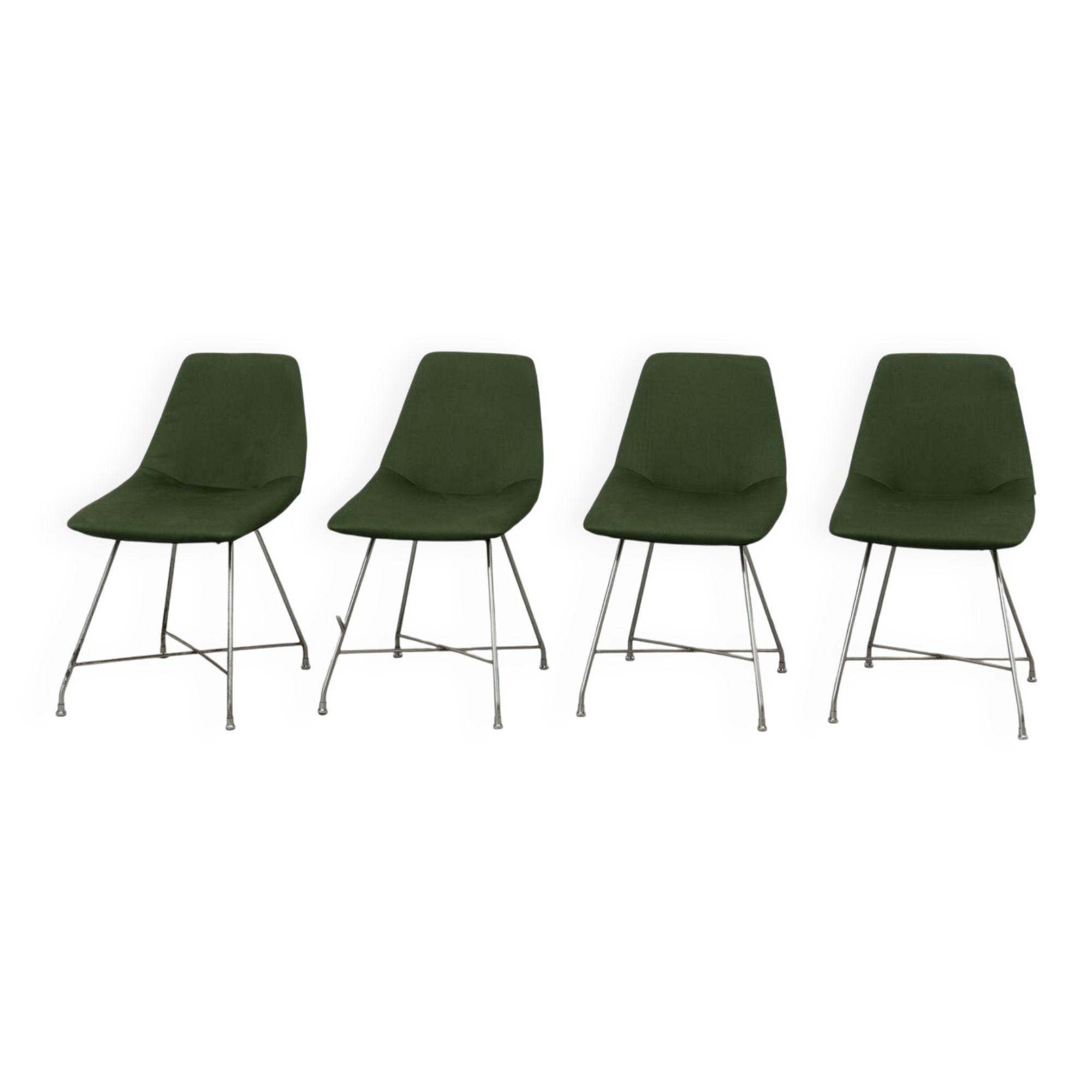 Chaises "Aster" Augusto Bozzi pour Saporiti, 1954, set de 4