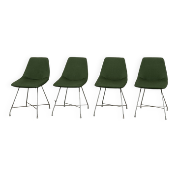 Augusto Bozzi 'Aster' chairs for Saporiti, 1954, set of 4