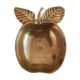 Apple-shaped brass pocket empty