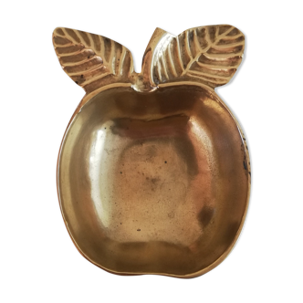Vide-poche en laiton forme pomme