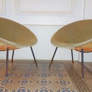Pair of armcchairs Circle Salamanca Lusch Erzeugnis for Lusch & Co