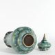 Art Deco Green Lustre Glaze Lidded Vase by Josef Ekberg Gustavsberg, 1920's