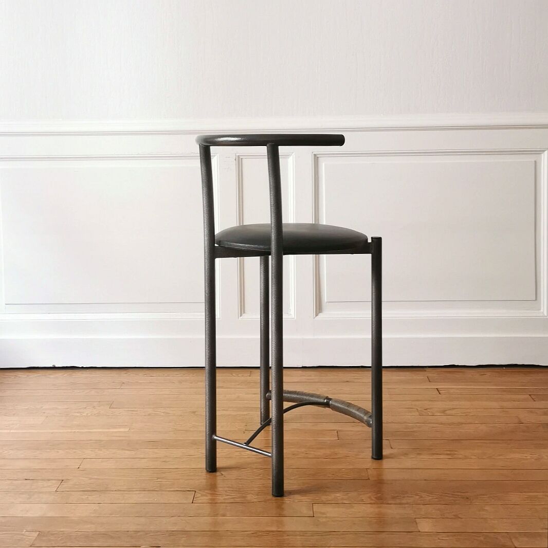 Post-modern high stool, 1980