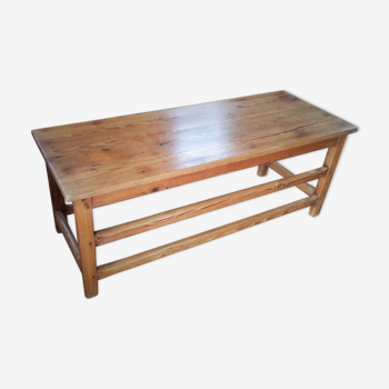 Old pine rectangular coffee table