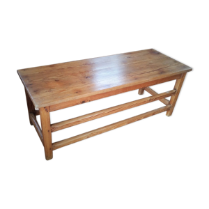 Table basse rectangulaire - ancienne sapin