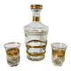 Carafe and shot glasses