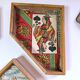 Yellow dwarf game wooden box manufactured by jlr paris early 20th century