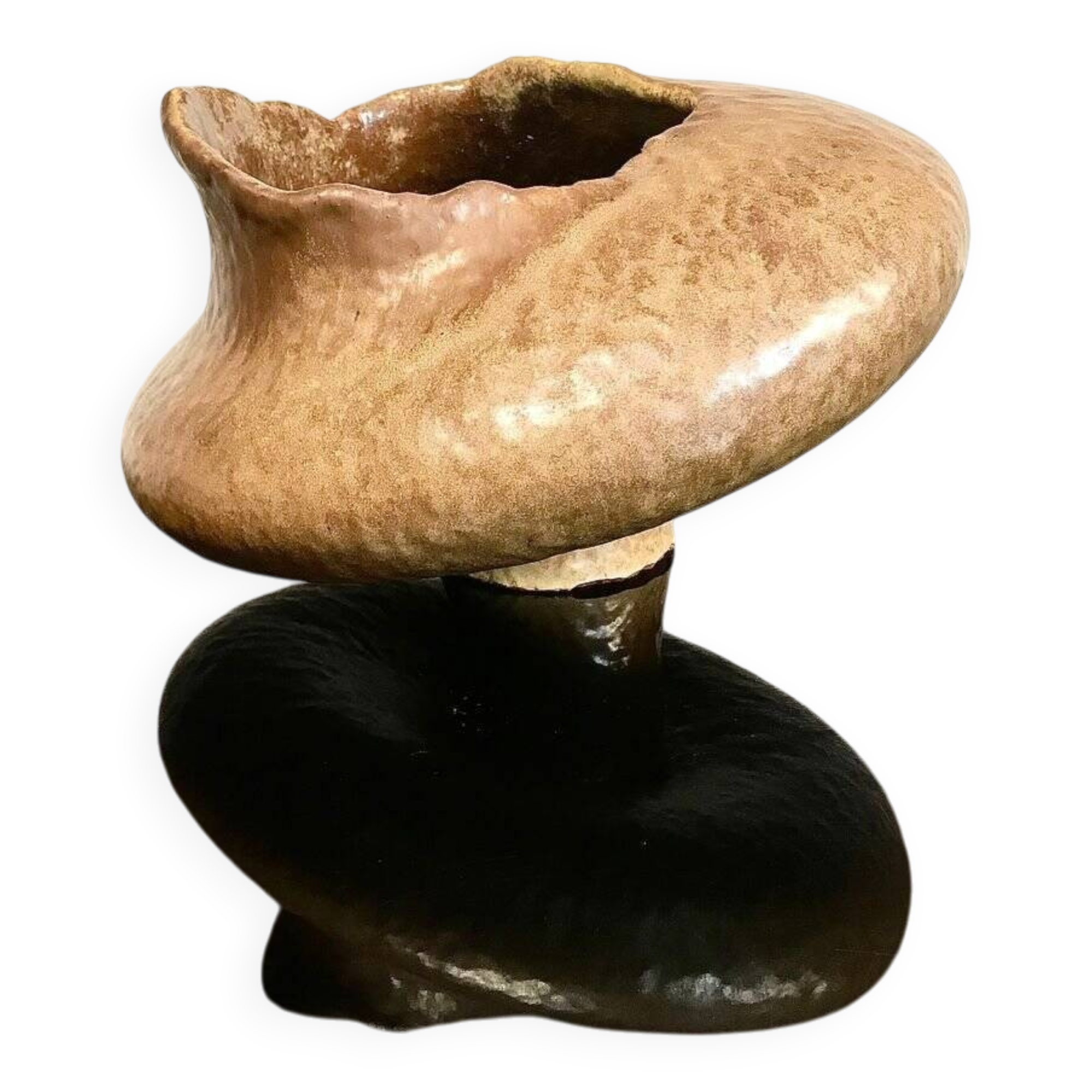 Sculptural Studio Ceramic art vase by Atelier Sorembe, Germany 1970