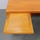 Mid-century Danish teak writing desk with brass details, 1960s
