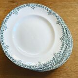 Set of 6 plates Longwy model Regina