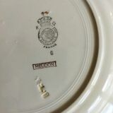 12 plates K&G Lunéville, model Meudon