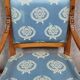 Empire style mahogany dolphin desk chair circa 1880