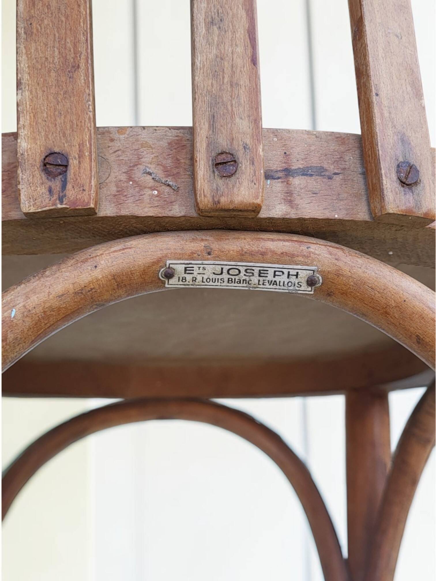 Bentwood bistro chair in Thonet/Baumann style, France, mid-20th century.