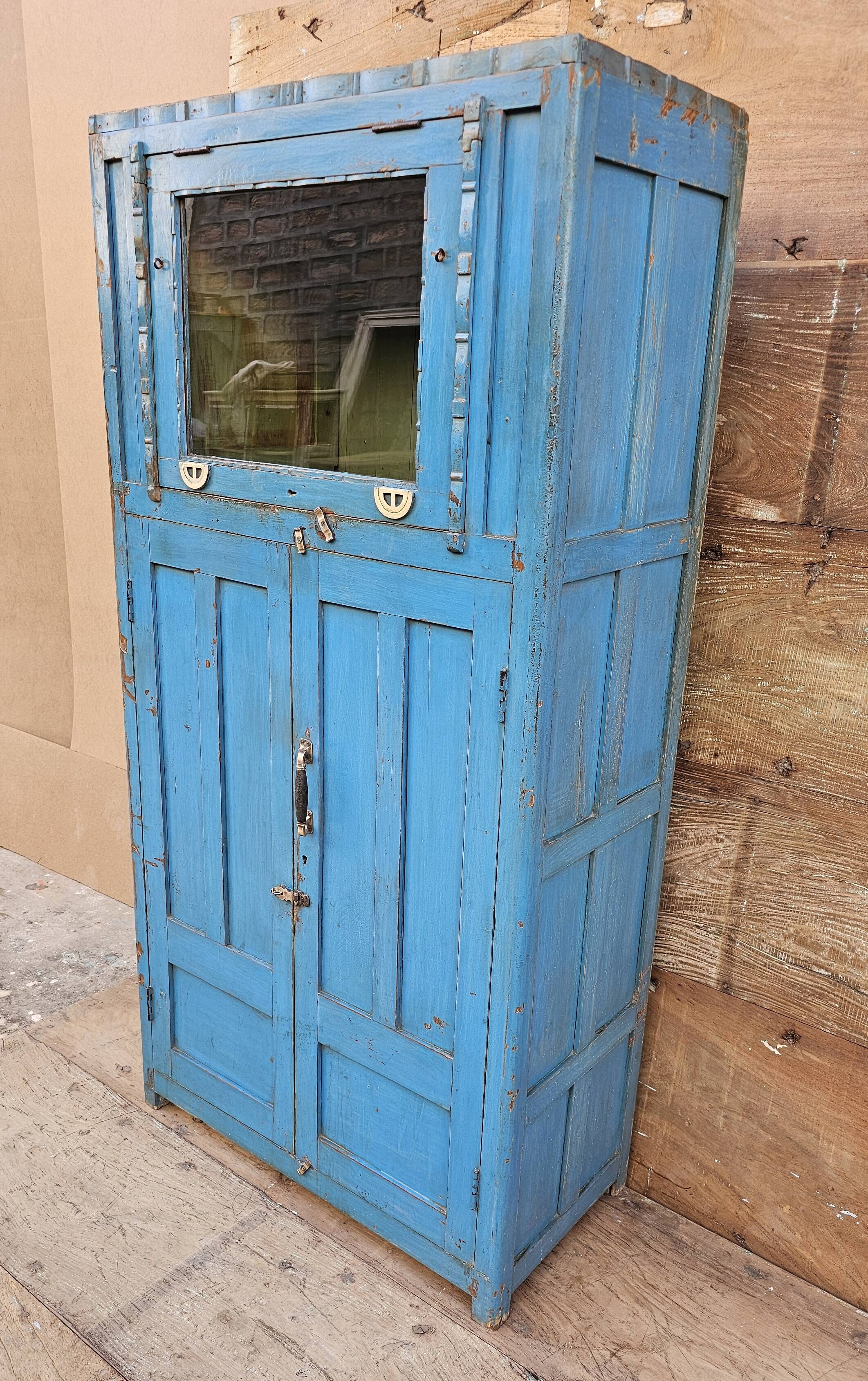 Vintage Art Deco radio cabinet in Burmese teak.