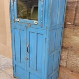 Ancien meuble radio Art déco en teck birman
