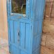 Vintage Art Deco radio cabinet in Burmese teak.