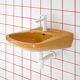 Mustard washbasin by Keramag Keravit, 1980