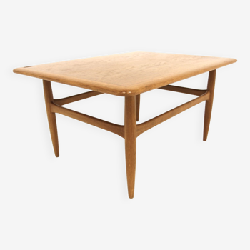 Table basse scandinave en chêne Jason Danemark 1960