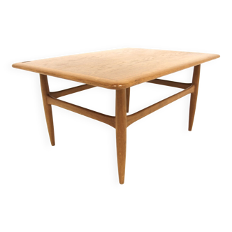 Table basse scandinave en chêne Jason Danemark 1960