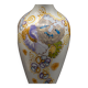Pair of hand-painted ceramic vases in Dutch Art Nouveau Gouda PZH, 'Violetta', 1899