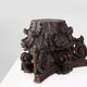 An ancient hand carved Corinthian column capital, France, 18th century