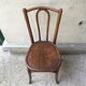 Ancienne chaise de bistrot en bois courbé Thonet