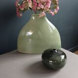 Soliflore green ceramic ball