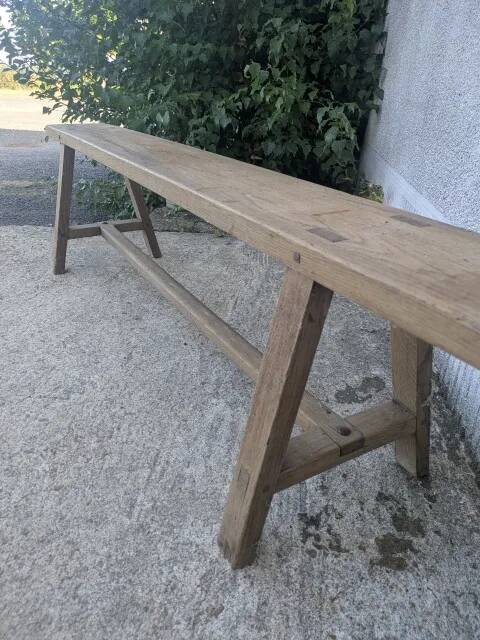 Oak bench