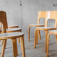 Set of 6 chairs model 66 by Alvar Aalto for Artek