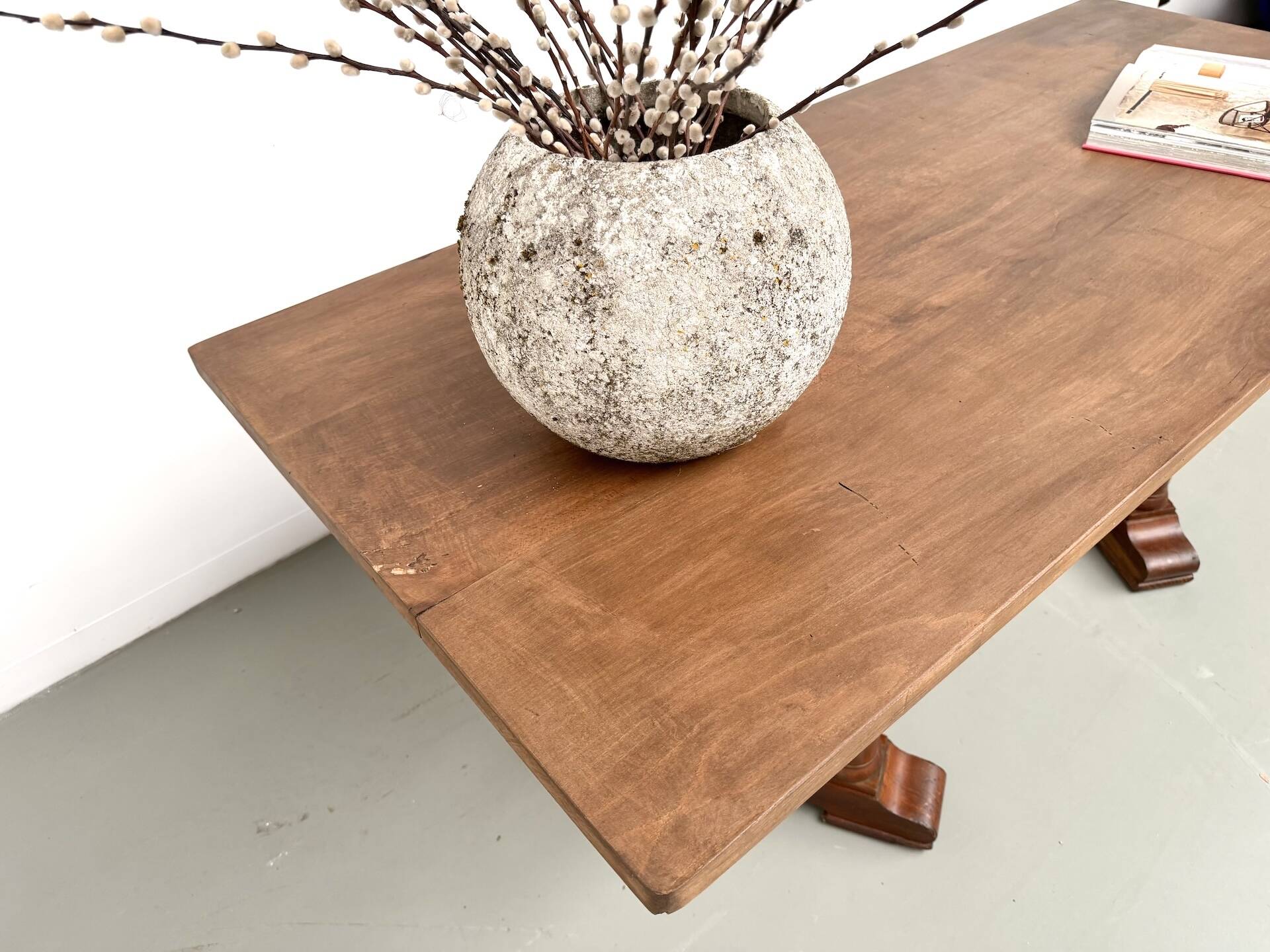 Art Deco dining table or desk in oak and beech – 1930s