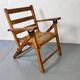 Mid-century wooden foldable children's chair, 1950s