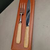 Cutlery made of horn and stainless steel