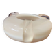 Opaline glass ashtray and pocket tray Poland 1970
