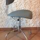 Chrome metal swivel chair industrial/vintage style 50s-60s