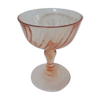 Coupe à champagne art déco modèle "Rosaline"