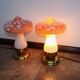 A set of ‘Vintage Mushrooms’ table lamps