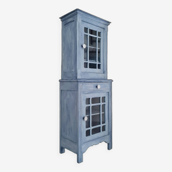 50s display case - small blue dresser