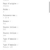 Two Legier suspensions, smoked glass