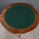 Table à jeux demi-lune en acajou, style Louis XVI – début XXe