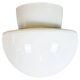 Vintage White Porcelain Ceiling Light, 1970s